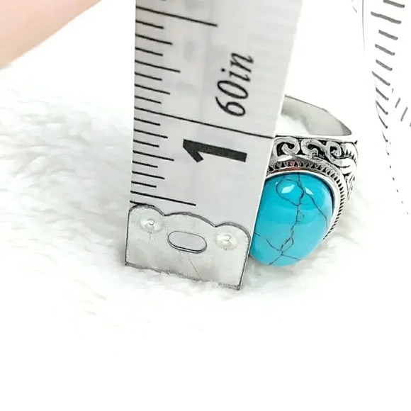 Unisex Southwestern Boho Chunky Ring Size 7 - Picture 7 of 7